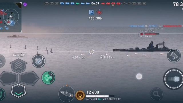 Сомерс. World Warships Legends mobile. смотреть онлайн