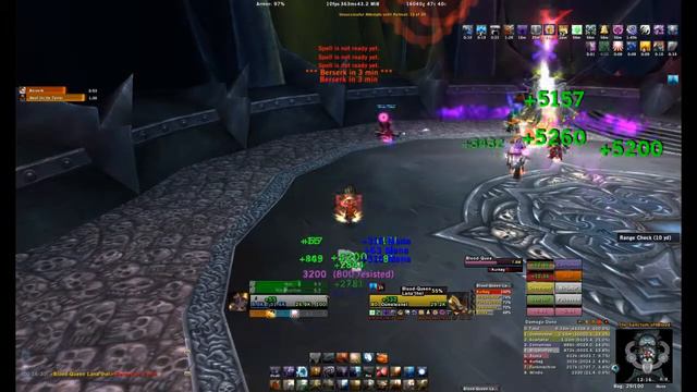 Icecrown Citadel 10man - Blood Queen Lana'Thel PoV Priest смотреть онлайн