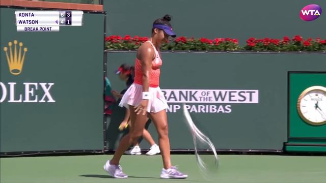 My Performance | Johanna Konta Defeats Watson | 2017 BNP Paribas Open Second Round