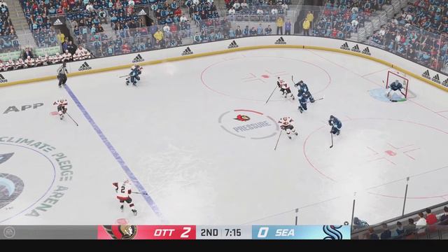 NHL 24 | Ottawa Senators vs Seattle Kraken - Gameplay PS5 смотреть онлайн