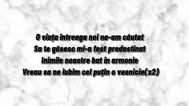 Cleopatra Stratan💍Edward Sanda-Cel Puțin O Vesnicie(versuri)