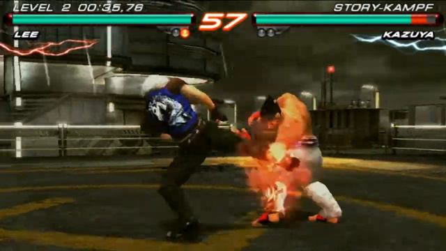 Tekken 6: Bloodline Rebellion (PSP) - Lee Chaolan (Story Mode) смотреть онлайн