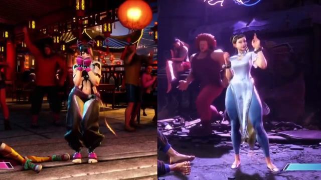 Street Fighter 6 Juri x Chun-Li “Yatta” win animation! смотреть онлайн