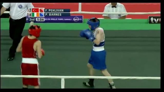 Light Fly (49kg) SF - Pehlivan (TUR) vs Barnes (IRL) - 2012 European Olympic Qualifying Event смотреть онлайн