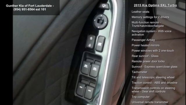 2015 Kia Optima SXL Turbo