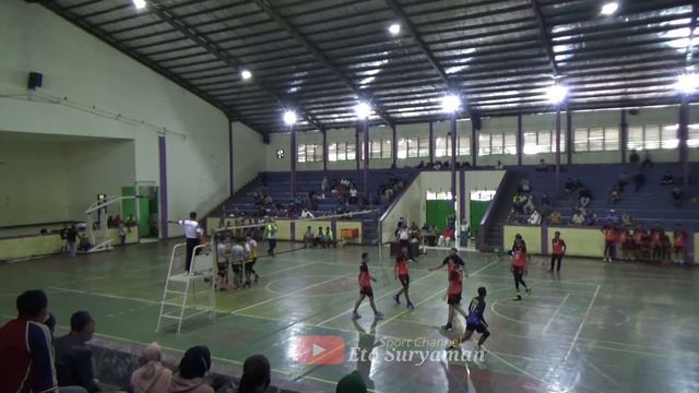 Volleyball SET3 BK Porda Ciamis tak kasih ampun BK Porda Kab.Bandung dengan skor 25 - 20 смотреть онлайн