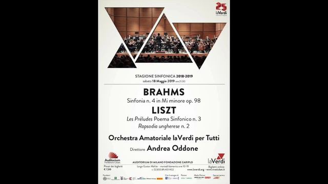 Sinfonia N. 4 In Mi Minore Op.98 Di J. Brahms