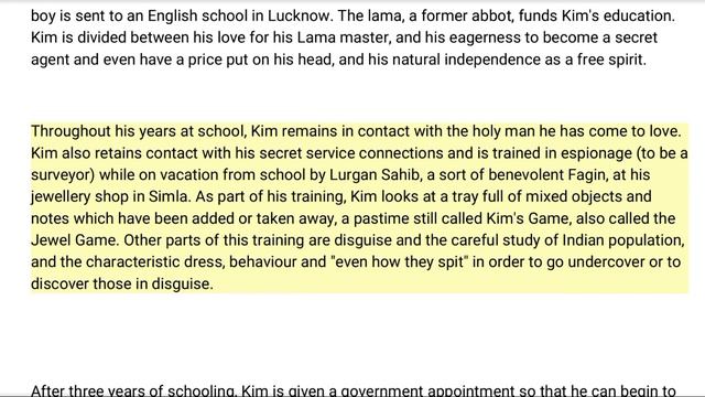 Kim || a novel by Rudyard Kipling || Brief Summary смотреть онлайн