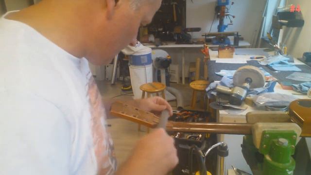 Jerome's Vlog #4 - Broken Headstock Guitar Repair Gibson LP