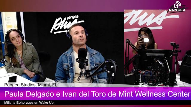 Paula Delgado E Ivan Del Toro En Wake Up  Con Miliana Bohorquez | 12 19 19