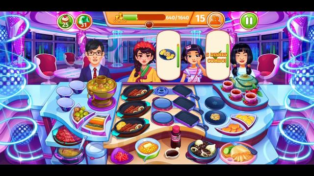 Cooking Craze - The Ultimate Restaurant Game - Seoul - Level 111 - 115 - Gameplay смотреть онлайн