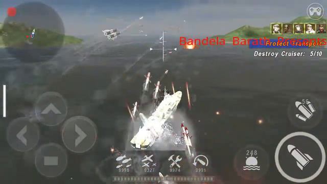 Warship Battle Game - Episode 45 - Mission -3 - Very Difficult To Complete - With - Krivak Kgb смотреть онлайн