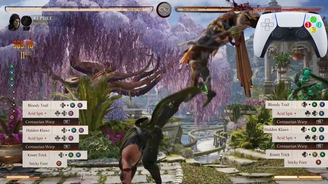 Mortal Kombat 1 Reptile Combos - Mortal Kombat 1 Reptile Combo Tutorial Motaro Kameo