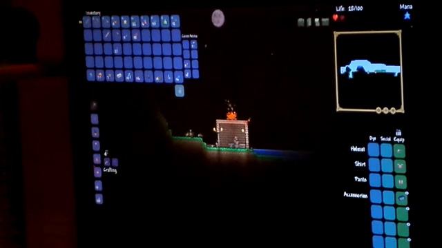 Let's Play Terraria: Part 2: The Darkness of the Night смотреть онлайн