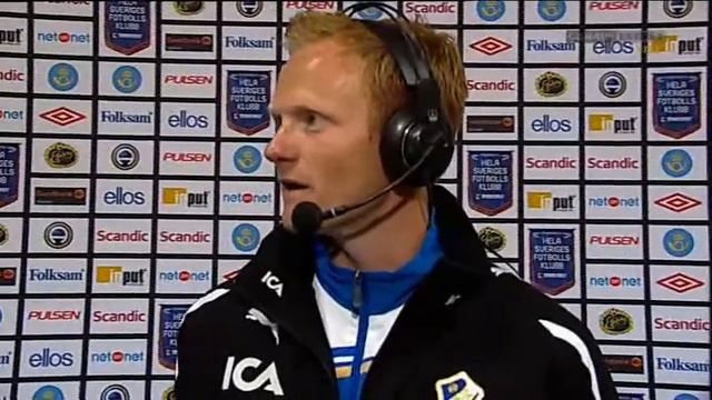 Michael Svensson Pause Interview Elfsborg - HBK смотреть онлайн