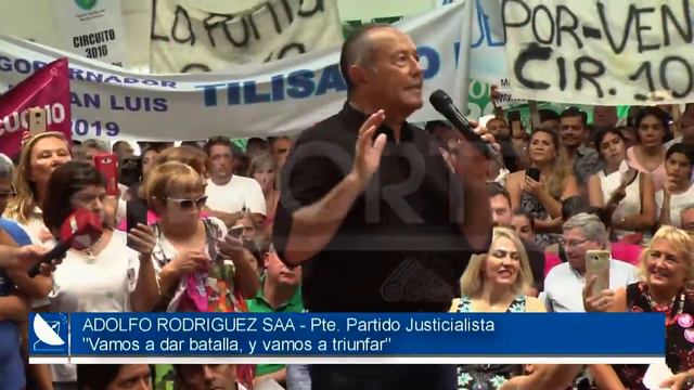 30 – 01-2019 ///ADOLFO RODRIGUEZ SAA CERRO EL ACTO EN EL PARTIDO JUSTICIALISTA /// смотреть онлайн