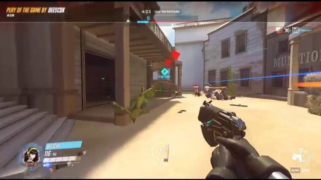 Overwatch DVA Tripplekill смотреть онлайн