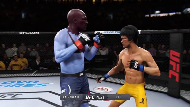 UFC Bruce Lee vs Angry Genie, the fairy of the lamp SPEED100 POWER 100 FOOTWORK 100 смотреть онлайн