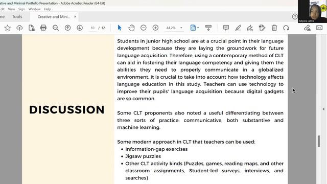 Seminar on ELT - Mini Research Presentation смотреть онлайн