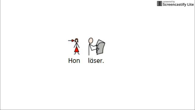Hon, Han, De + Verb