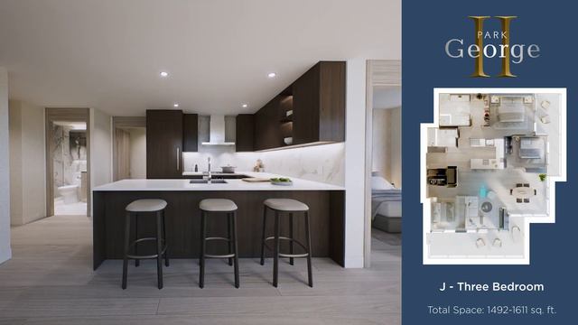 Park George Suite Flythrough - Plan J смотреть онлайн