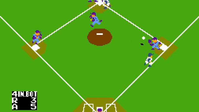 Baseball - NES - Gameplay of a Single Match смотреть онлайн