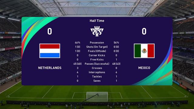 PES 2021 | Netherlands vs Mexico - Friendly International | 07/10/2020 | 1080p 60FPS смотреть онлайн