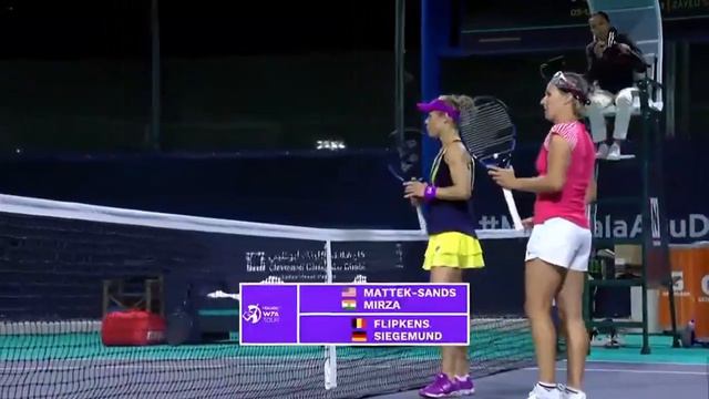 WTA 500 Abu Dhabi Round 1 MP - Sania Mirza смотреть онлайн