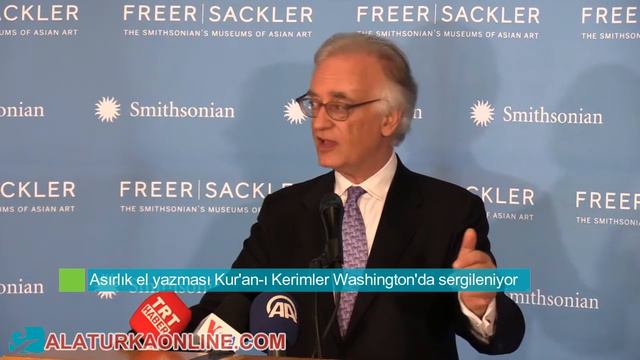 Asırlık 47 el yazması Kur'an-ı Kerim Washington'da sergileniyor смотреть онлайн