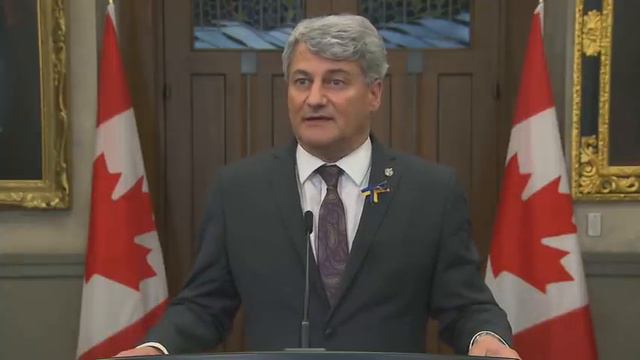 Budget 2022 – Reaction From The Conservative Party As Leader Candice Bergen Speaks With Reporters