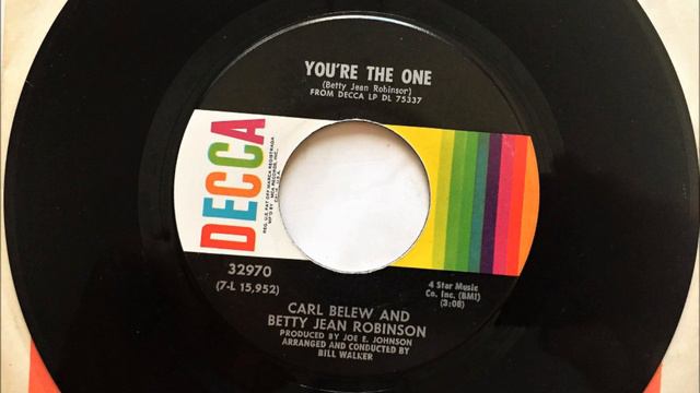 You're The One , Carl Belew & Betty Jean Robinson , 1972 смотреть онлайн