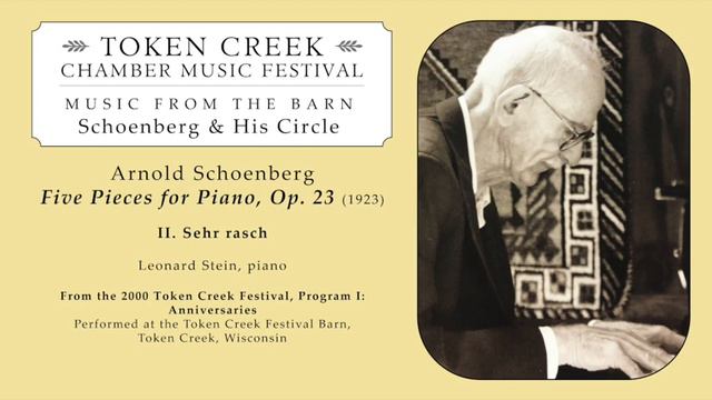 Arnold Schoenberg: Five Pieces for Piano, Op. 23 (1923) - II. Sehr rasch смотреть онлайн