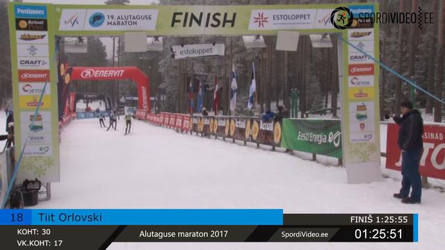 Tiit Orlovski 18 l Alutaguse maraton 2017