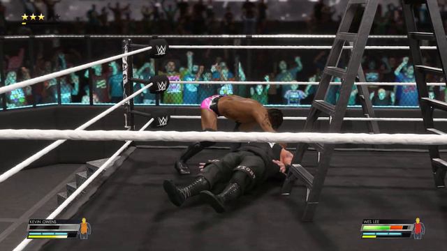 WWE 2K22 KEVIN OWENS VS. WES LEE LADDER MATCH FOR THE WWE NXT NORTH AMERICAN CHAMPIONSHIP! смотреть онлайн