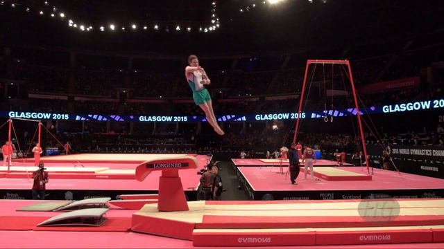 BEHAN Kieran (IRL) - 2015 Artistic Worlds - Qualifications Vault 1