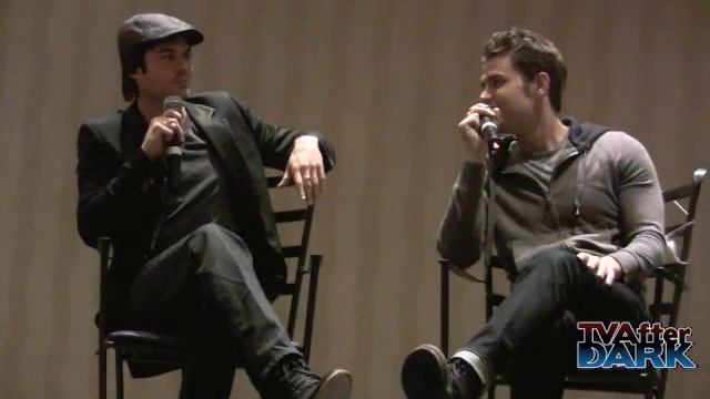 Paul Wesley & Ian Somerhalder At Eyecon 2012/10/28 4-1
