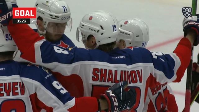 Shalunov scores his 100th KHL goal смотреть онлайн