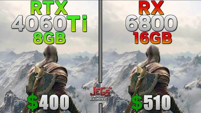 RTX4060TI 8GB VS RX6800 16GB
