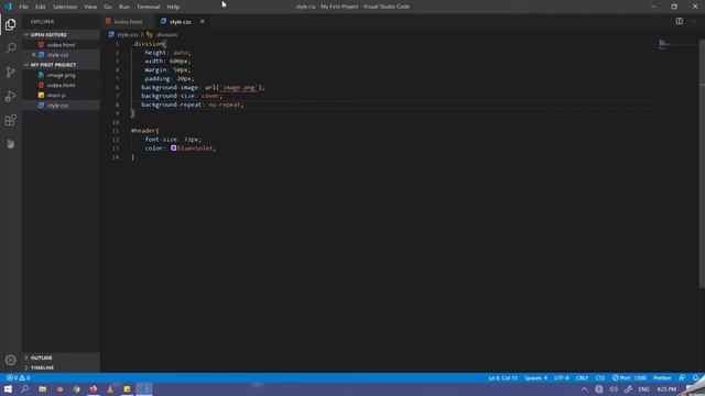 Background || Web Series Front End Tutorial In Nepali Part-6