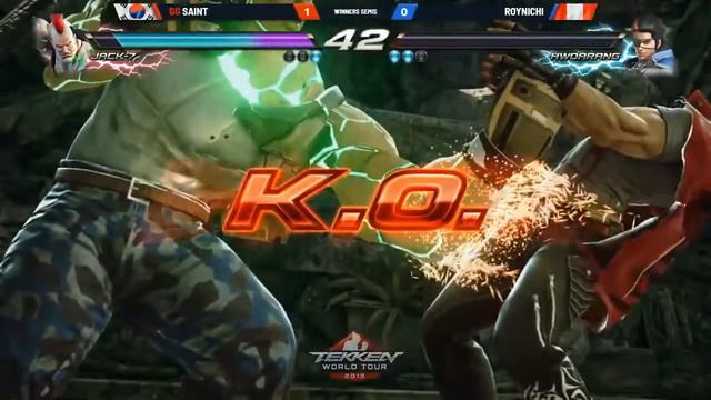 EPIC HWOARANG UPSETS SAINT 🔥😱😱 SAINT (Jack-7) vs Roynichi (Hwoarang) Tekken 7 World Tour смотреть онлайн