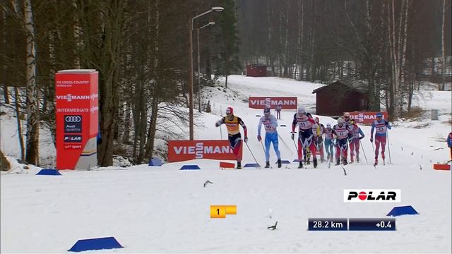Highlights| Iversen Leads Norwegian One-two In Mass Start At Falun | FIS Cross Country