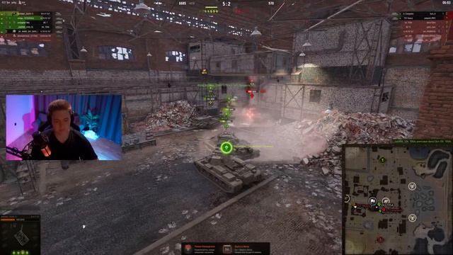 КАК ПРАВИЛЬНО ИГРАТЬ НАТИСК?! СОВЕТЫ ОТ СТАТИСТА! (Мир Танков) смотреть онлайн