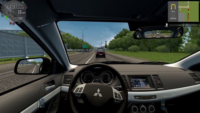 Купил ? ланцар за 90 тысич начел токсовать в City Car Driving с рулём