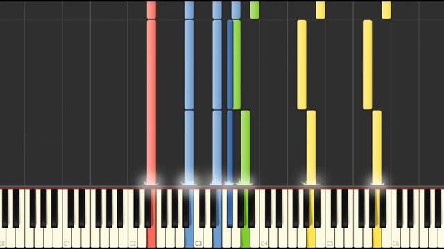 Yann Tiersen & Denez Prigent - Hent noazh (Synthesia Tutorial) смотреть онлайн