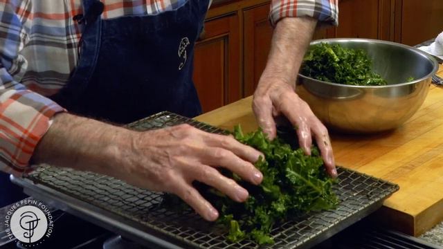 Crispy Kale Chips - Easy Recipe | Jacques Pépin Cooking At Home  | KQED