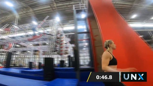 Jessie Graff Traverse Fitness | UNX Season 1 Qualifier Runs смотреть онлайн