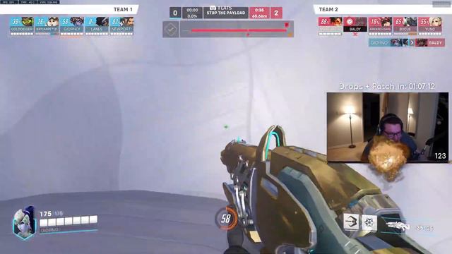 A spinbotting cheater in Overwatch 2 смотреть онлайн