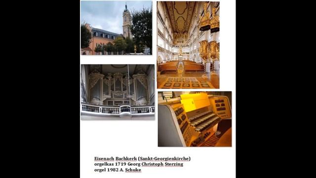 Orgel Bachkirche Eisenach 1/4 Bohm, Preludium, Fuge und Postludium in g смотреть онлайн