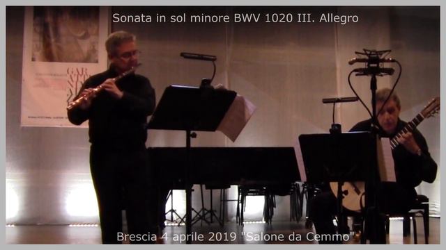 J.S. Bach - Sonata in G Minor BWV 1020 III.ALLEGRO смотреть онлайн