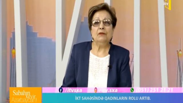 AMEA İTİ-nun şöbə müdiri Məsumə Məmmədova İTV-nin "Sabahın xeyir Azərbaycan" proqramında (24.04.19) смотреть онлайн
